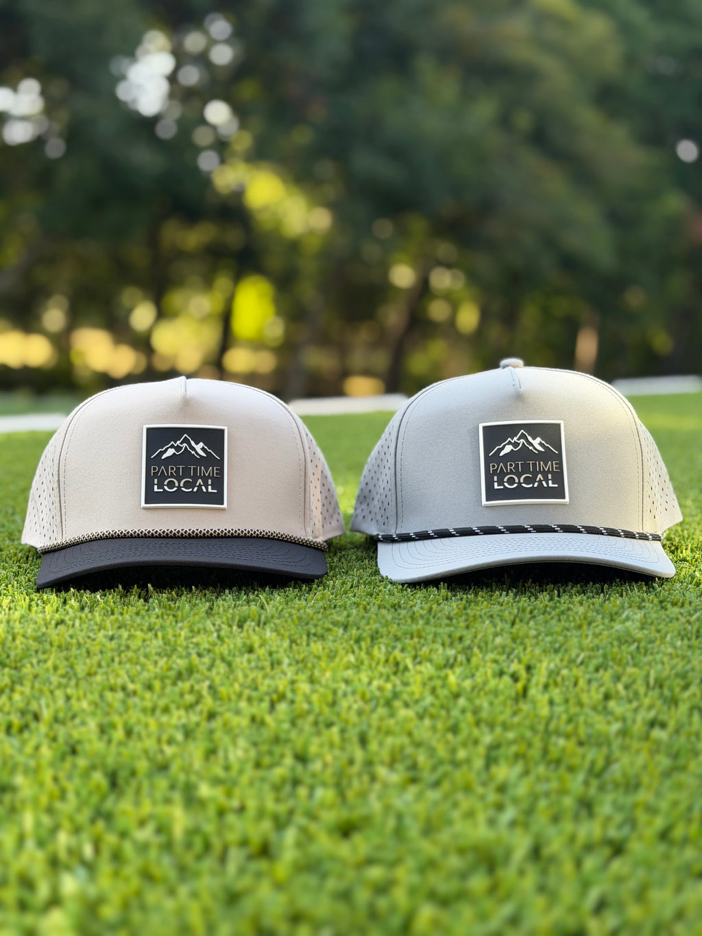 The Mountain Part Time Local Rope Hat- Khaki & Black